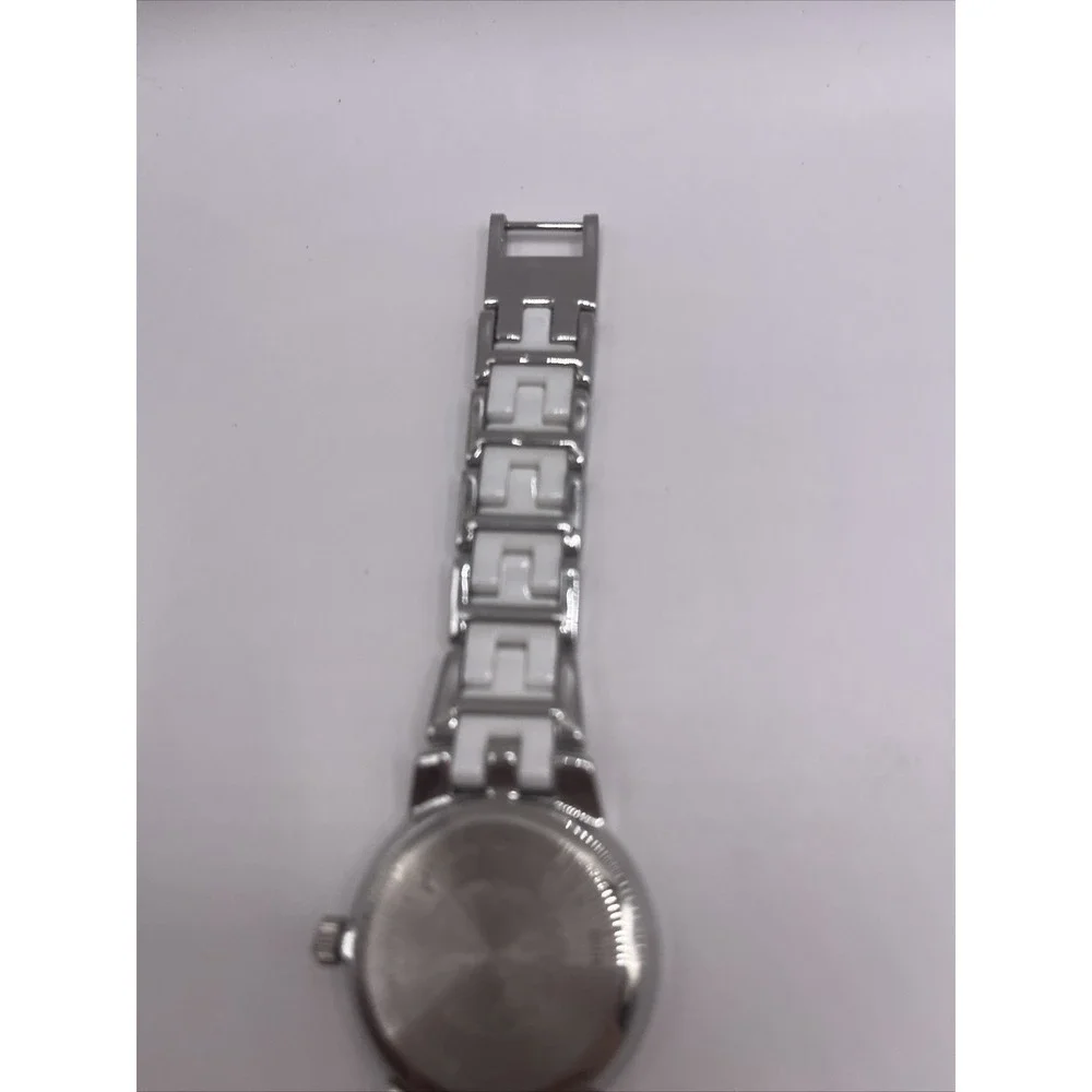 Anne Klein AK/1611 Diamond‎ Dial White Ceramic Collection Women's Watch